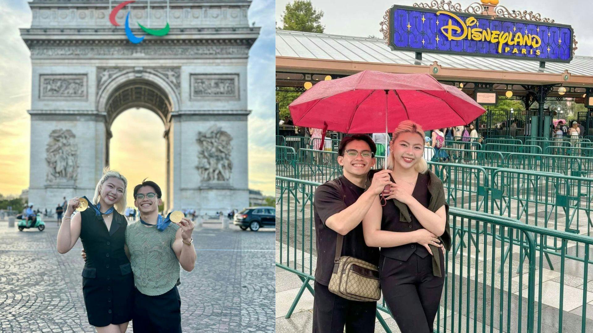 Lovers in Paris: Double Olympic champ Carlos Yulo and girlfriend Chloe make golden moments in the City of Love